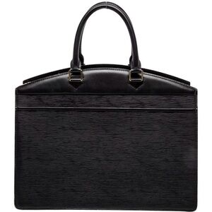Louis Vuitton Black Structured Epi Leather Riviera Handbag